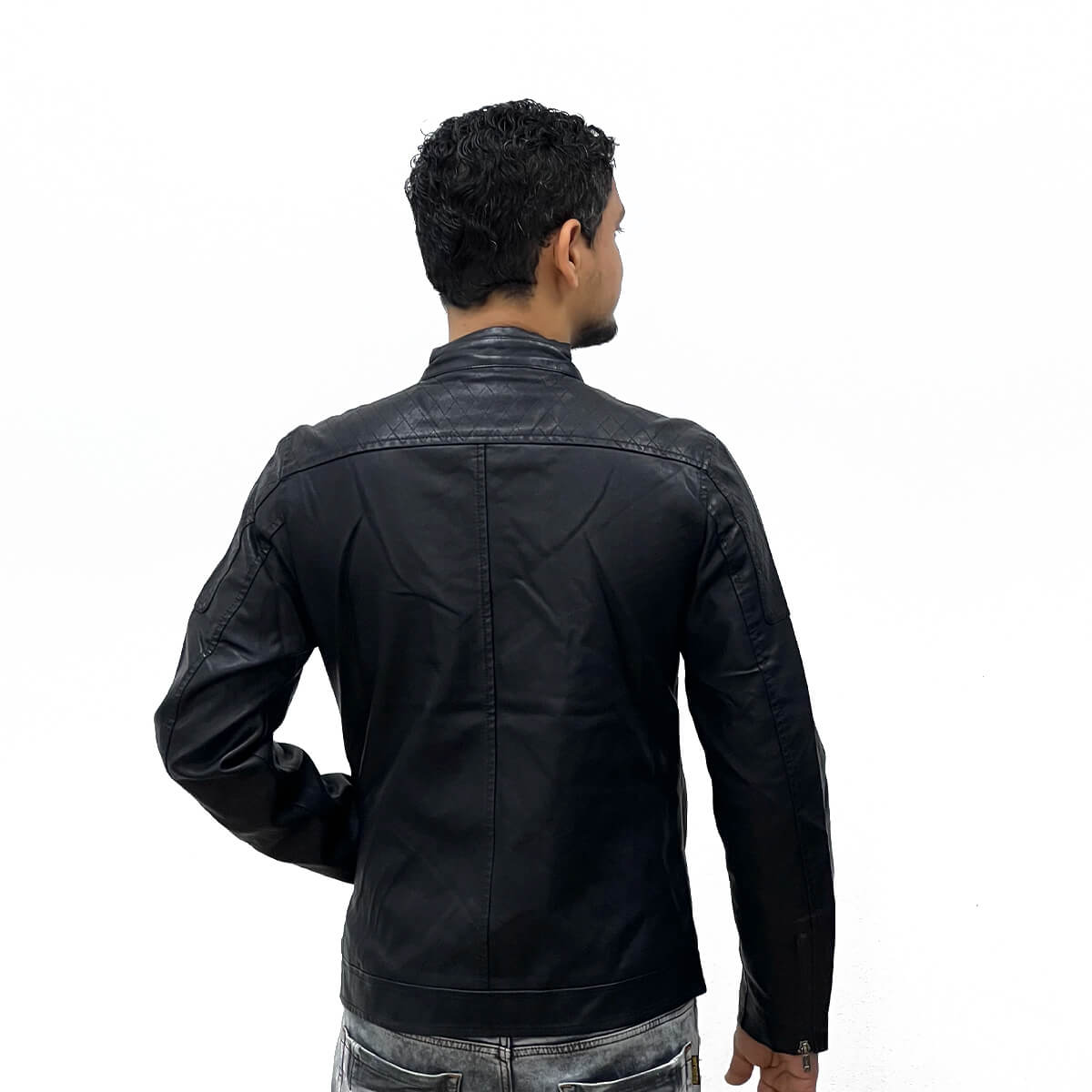 FLSZ Leather PU Mens Jacket (2316)