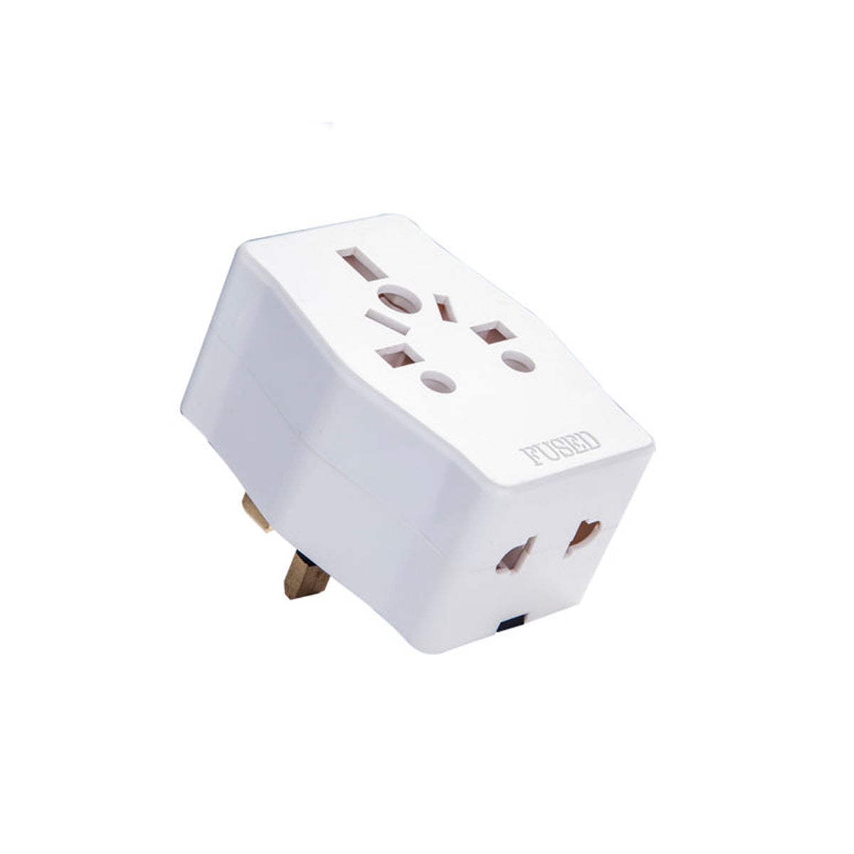 Multiple 3 Pin Socket 3 Pin Multi Socket White - Web Store