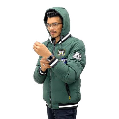 Nylon Padded Jumbo Mens Jacket (6336)