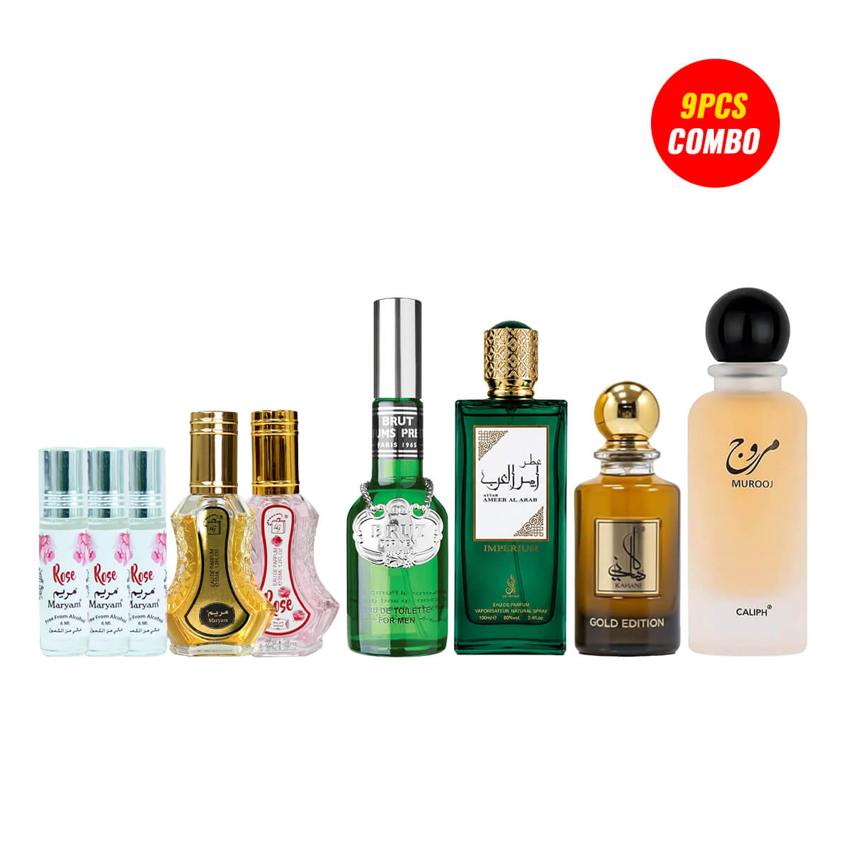 Kahani, Murooj, Brut, Imperium, Maryam (9 Pcs Combo Bundle)