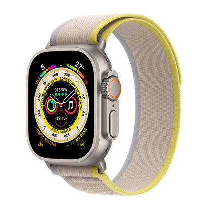 Apple Watch Ultra 49mm Titanium Yellow/Beige Trail Loop S/M