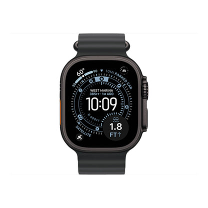 Apple Watch Ultra 3 49mm Black Titanium Case with Black Ocean Band
