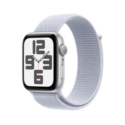Apple Watch SE Gen 2 40mm (GPS) Silver Aluminum Case Blue Cloud Sport Loop