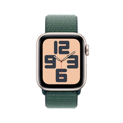 Apple Watch SE Gen 2 40mm (GPS) Starlight Aluminum Case Lake Green Sport Loop