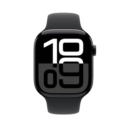 Apple Watch Series 10 46mm (GPS + Cellular) Jet Black Aluminum Case Black Sport Band M/L