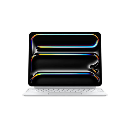 لوحة مفاتيح Apple Magic لجهاز iPad Pro 13" M4 باللغة العربية - أبيض