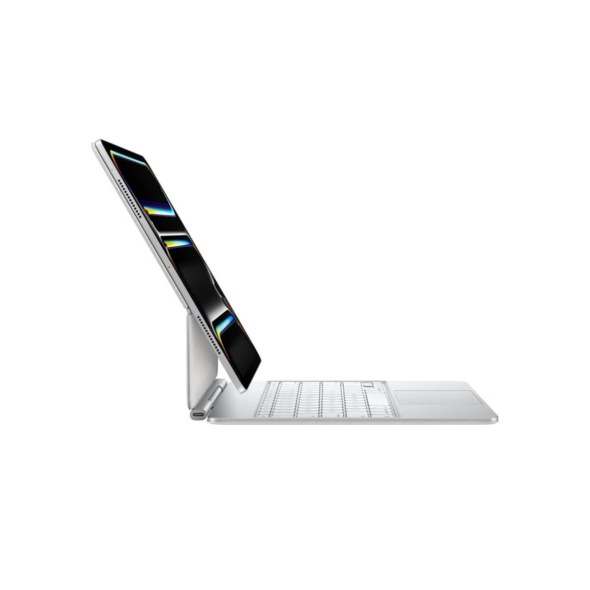 لوحة مفاتيح Apple Magic لجهاز iPad Pro 13" M4 باللغة العربية - أبيض