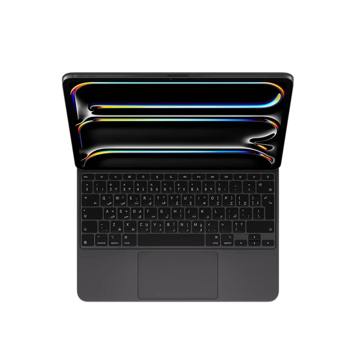 لوحة مفاتيح Apple Magic لجهاز iPad Pro 11" M4 باللغة العربية - أسود