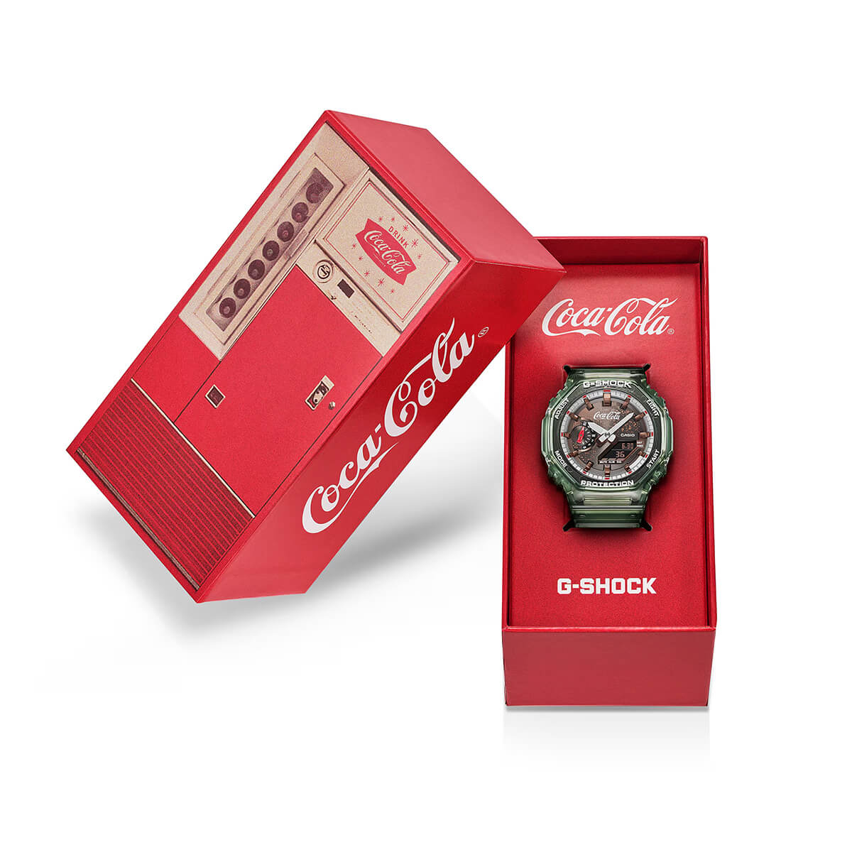 Casio G-Shock Coca-Cola Collaboration Watch GA-2100CC-3A