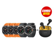 Teket Smartwatch Ultra 47mm (5 Pcs Combo + Realme Buds T01 Bundle)