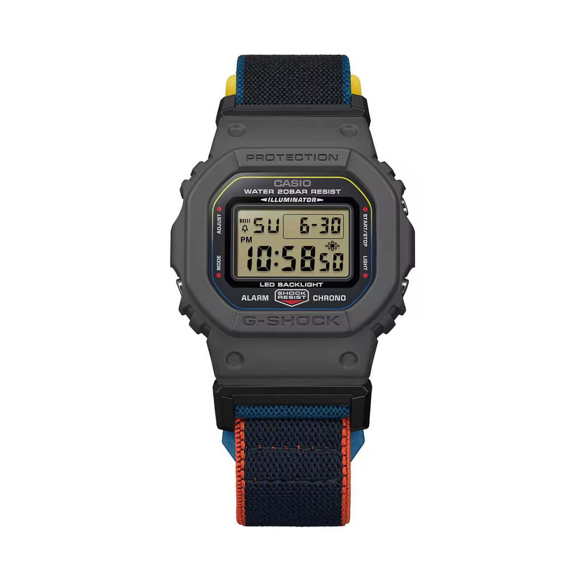 Casio G-Shock Men's Digital Black Dial Watch DW-5600MNC-8A2DR