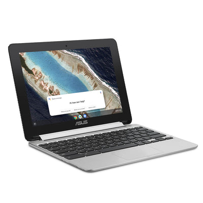 كمبيوتر محمول 2 في 1 من Asus Chromebook Flip C101 بشاشة تعمل باللمس مقاس 10.1 بوصة