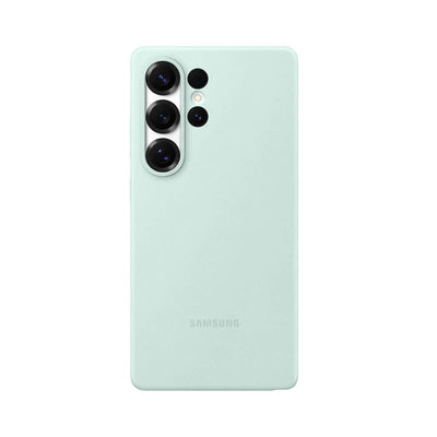 جراب سيليكون لهاتف Samsung Galaxy S25 Ultra - نعناعي