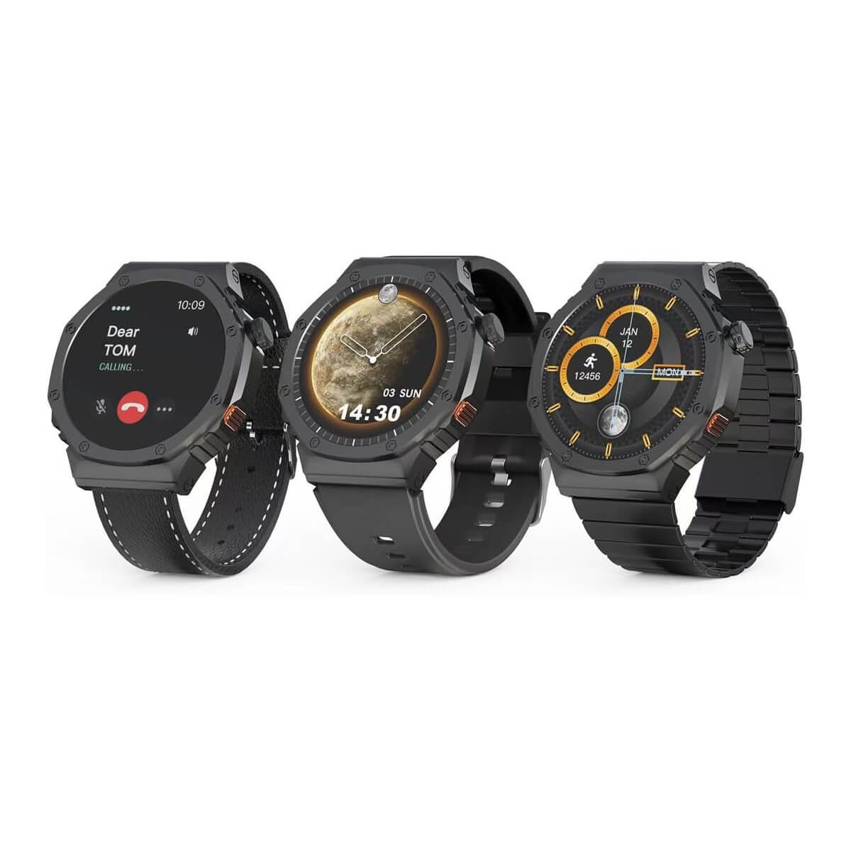 Haino Teko RW 41 Smartwatch with 3 Pairs Strap