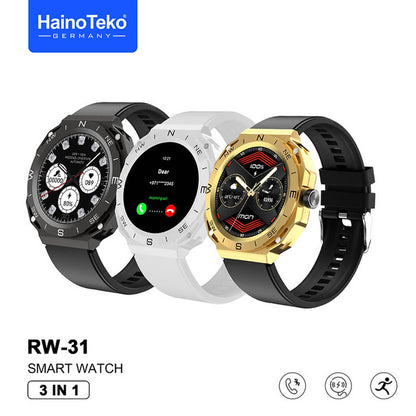 Haino Teko RW31 Smartwatch with 3 in 1 Triple Case