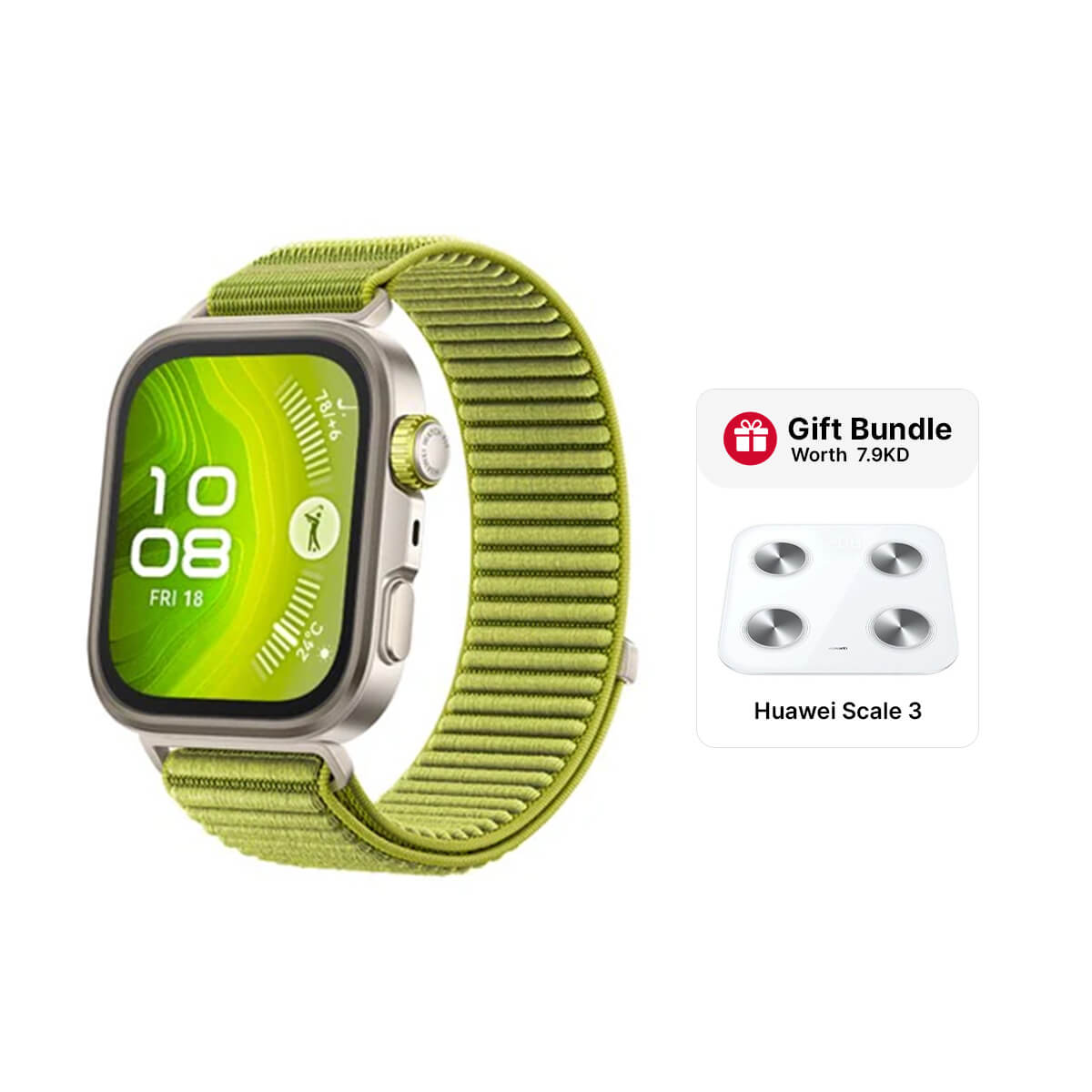 Pre-Order Huawei Watch Fit 4 Pro - Green