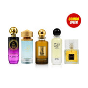 Kahani, Burooj, Rose Oud, Alif, Humrah (5 Pcs Combo Bundle)