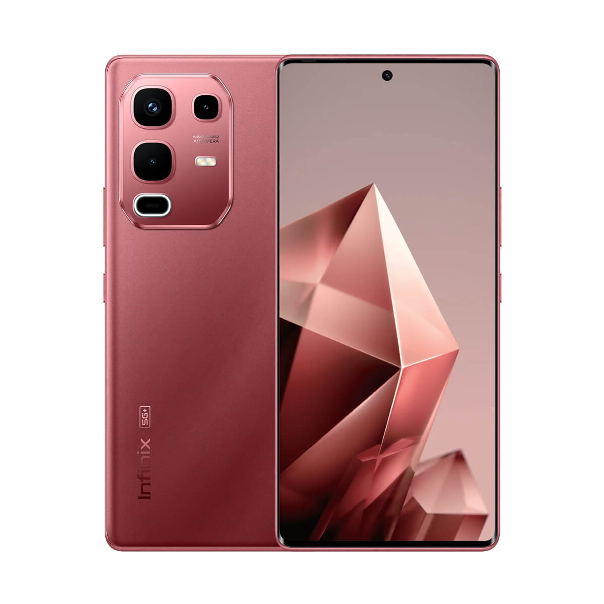 Infinix Note 50S 5G+ (8GB RAM + 256GB Memory) - Burgundy Red