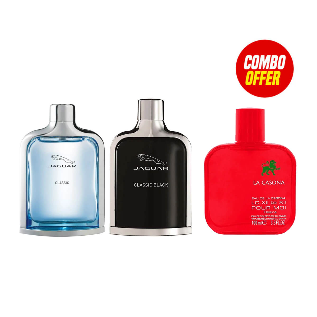 Jaguar Classic Perfume Combo Bundle (La Casona Perfume Free)