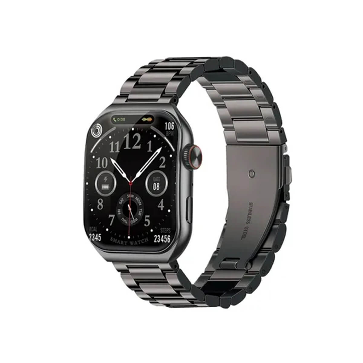 Jsyes MS12 Curved Smartwatch with 3 Straps