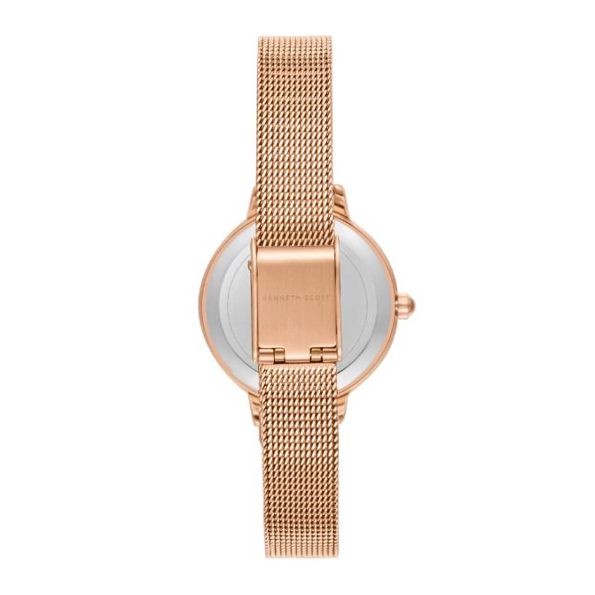 Kenneth Scott Women Peach Dial Analog Watch - K23512-RMKF