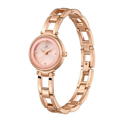 Kenneth Scott Women Rose Gold Dial Analog Watch - K23516-RBKK