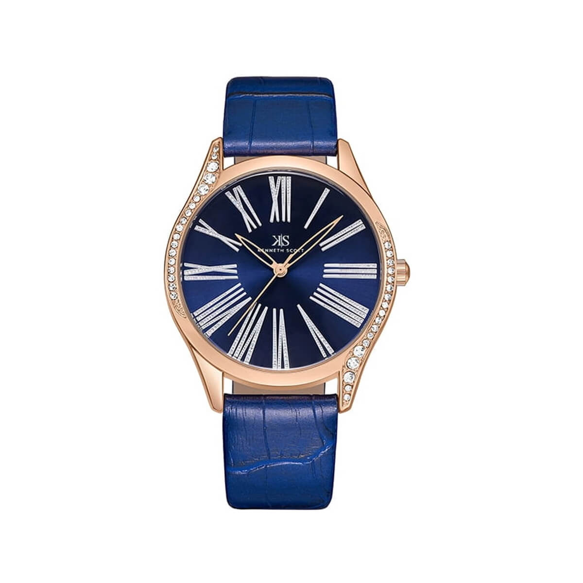 Kenneth Scott Women's Blue Dial Analog Watch - K23534-RLNN