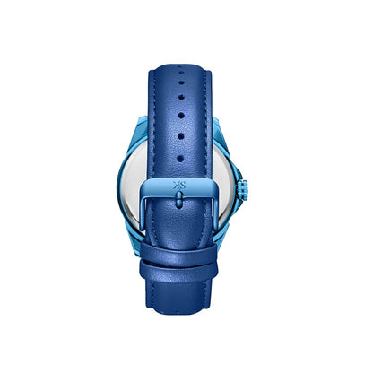 Kenneth Scott Men's Blue Dial Analog Watch - K24022-NLNNY