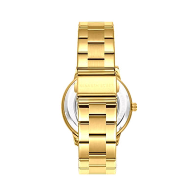 Kenneth Scott Men's Black Dial Automatic Watch - K24324-GBGB