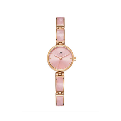Kenneth Scott Women's Rose Gold Dial Analog Watch - K24502-RCPP