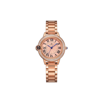 Kenneth Scott Women's Rose Gold Dial Analog Watch - K22530-RBKK