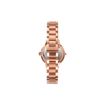 Kenneth Scott Women's Rose Gold Dial Analog Watch - K22530-RBKK
