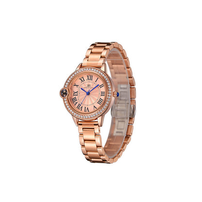 Kenneth Scott Women's Rose Gold Dial Analog Watch - K22530-RBKK