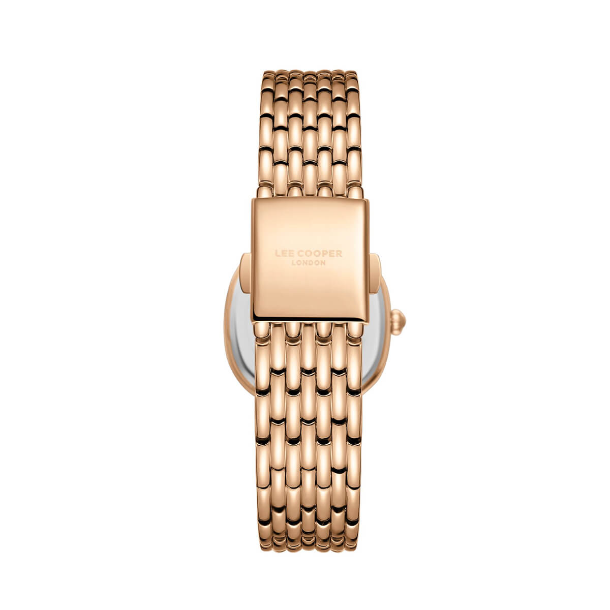 Lee Cooper Ladies 2H Function Rose Gold Case Rose Gold Metal Band MOP Dial LC08159.420