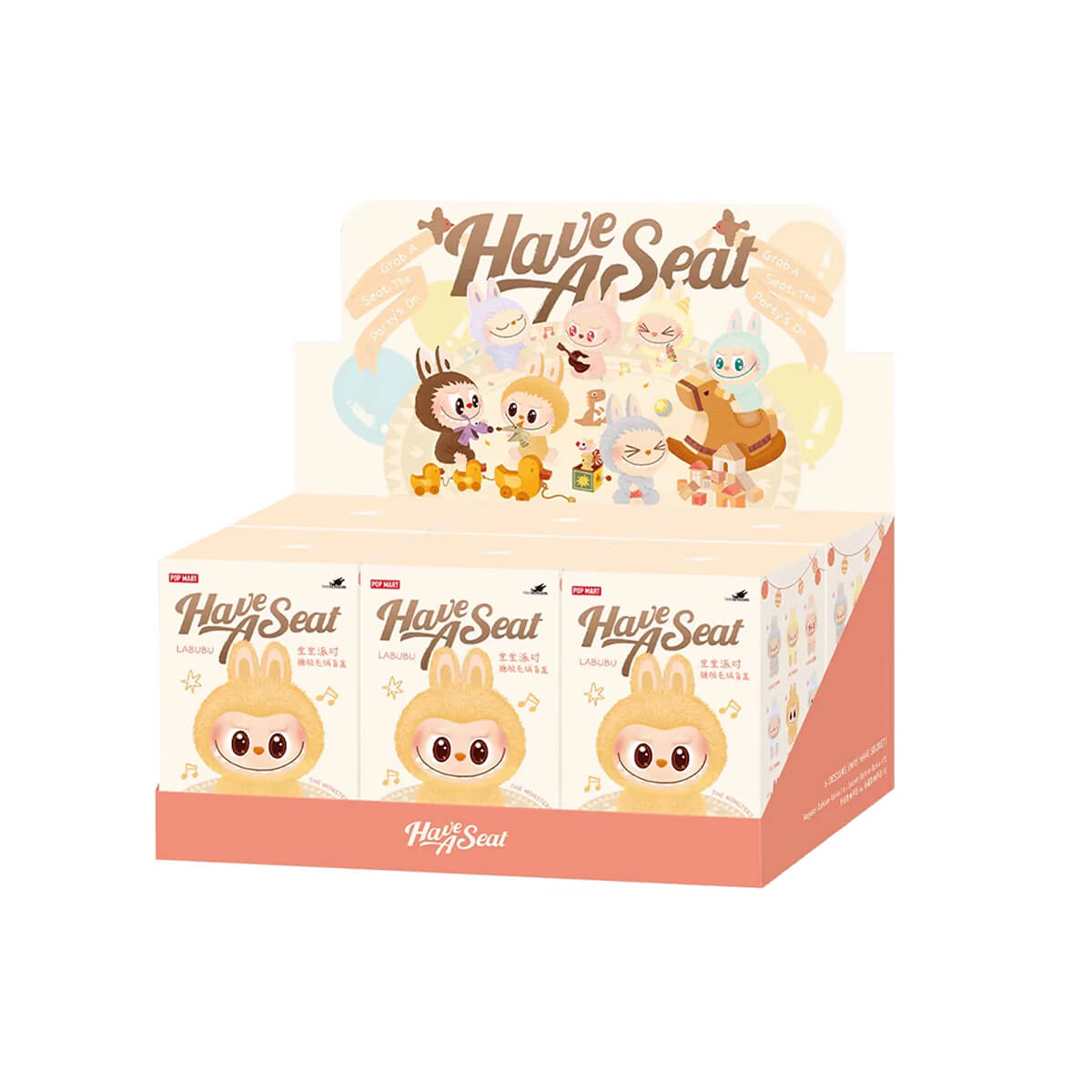Labubu The Monsters - Have A Seat Vinyl Plush Blind Box