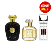 Lattafa Opulent Oud + Lattafa Sutoor Perfume Combo Bundle - Free Deodorant