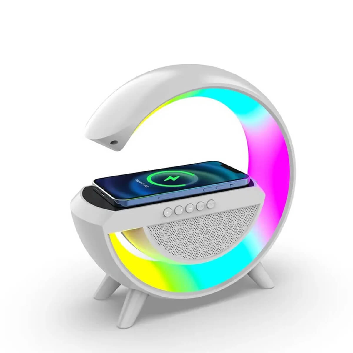 G Shape Bluetooth LED Wireless Speaker with RGB Light (BT2301)