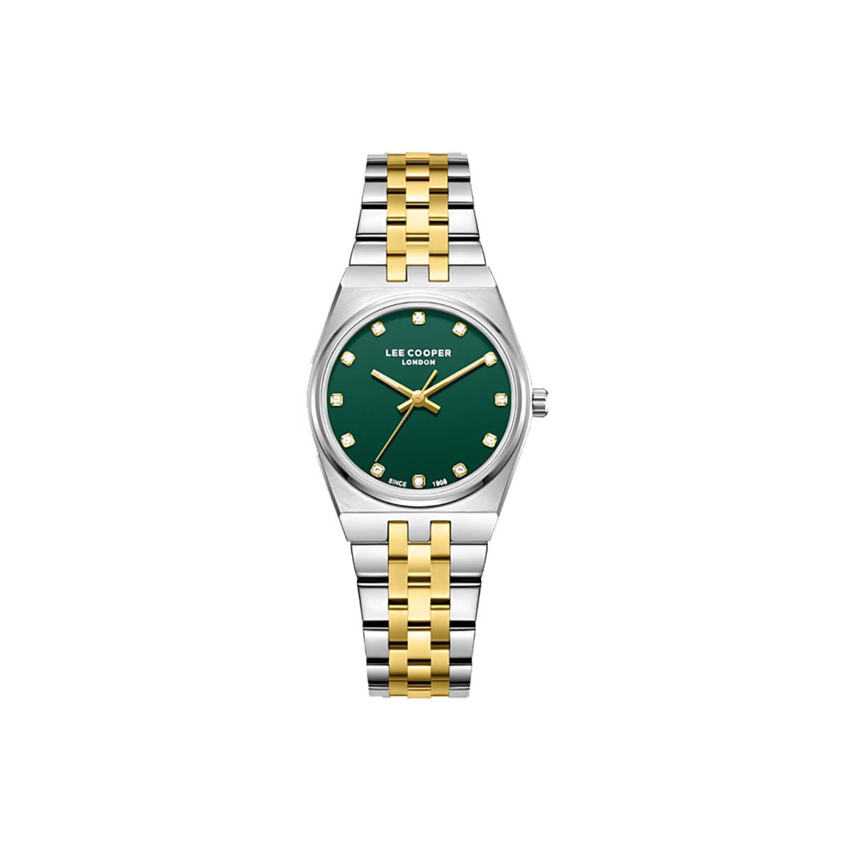 Lee Cooper Women's Analog Dark Green Dial Watch - LC08204.270