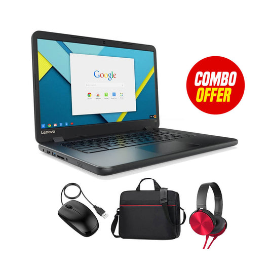 Used Lenovo N42 Chromebook 14" 4GB RAM + 16GB Memory (3 Items Combo Bundle)