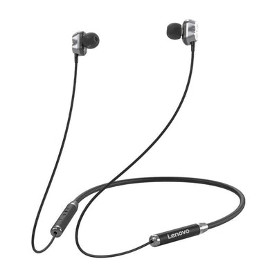 Lenovo HE08 Neckband Earphone - Black