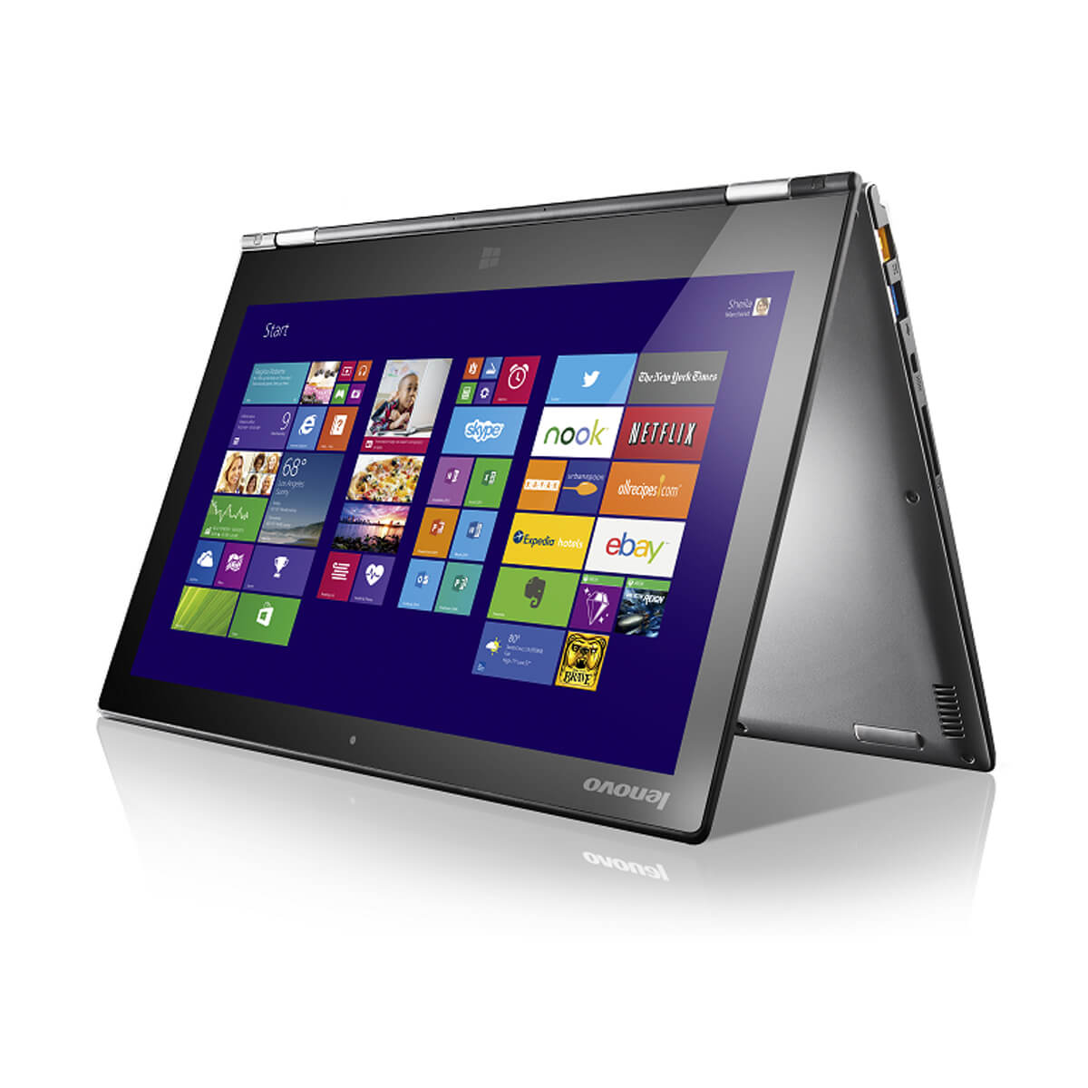 Used Lenovo Yoga S100 Laptop Core i3 4th Gen (4GB RAM + 320GB HDD + 16GB SSD)