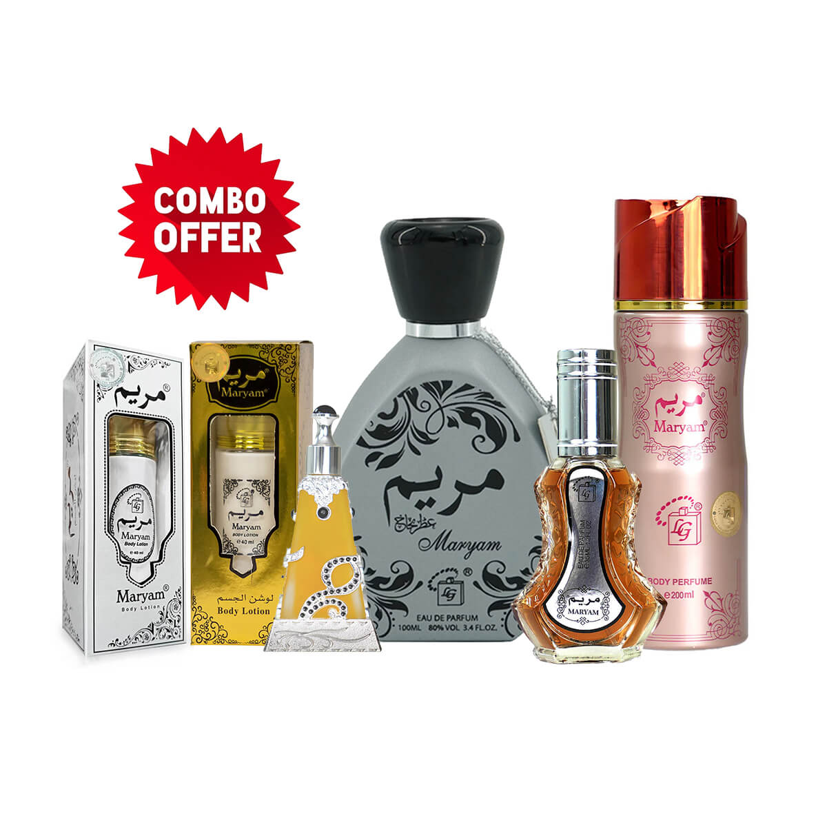 Maryam Perfume Mix Bundle Combo