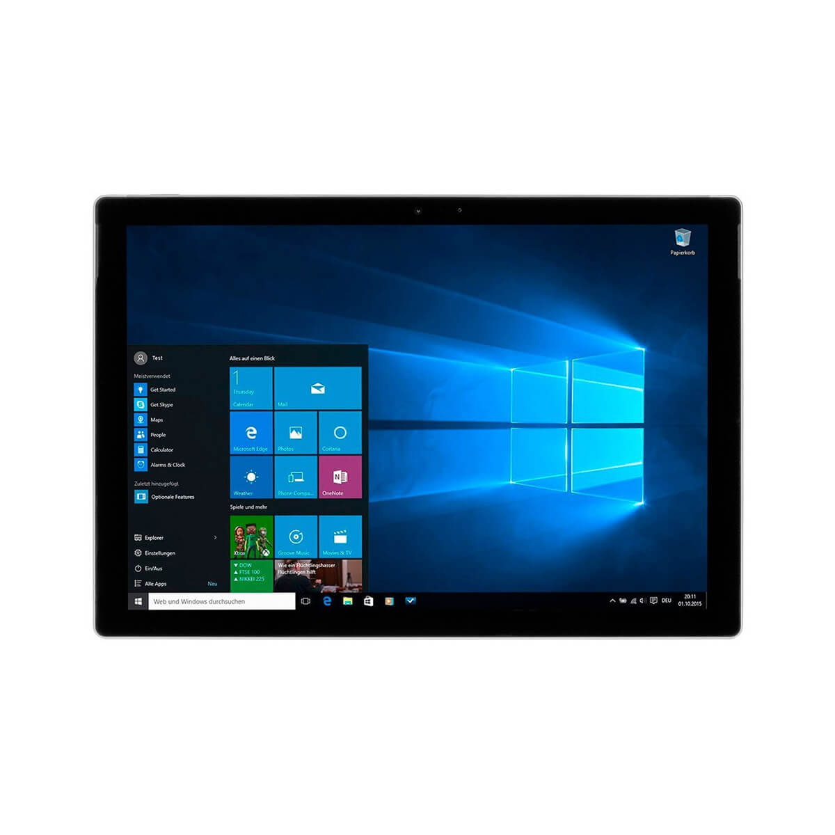 Used Microsoft Surface Pro 4 Core i5 6th Gen 4GB RAM 128GB Memory