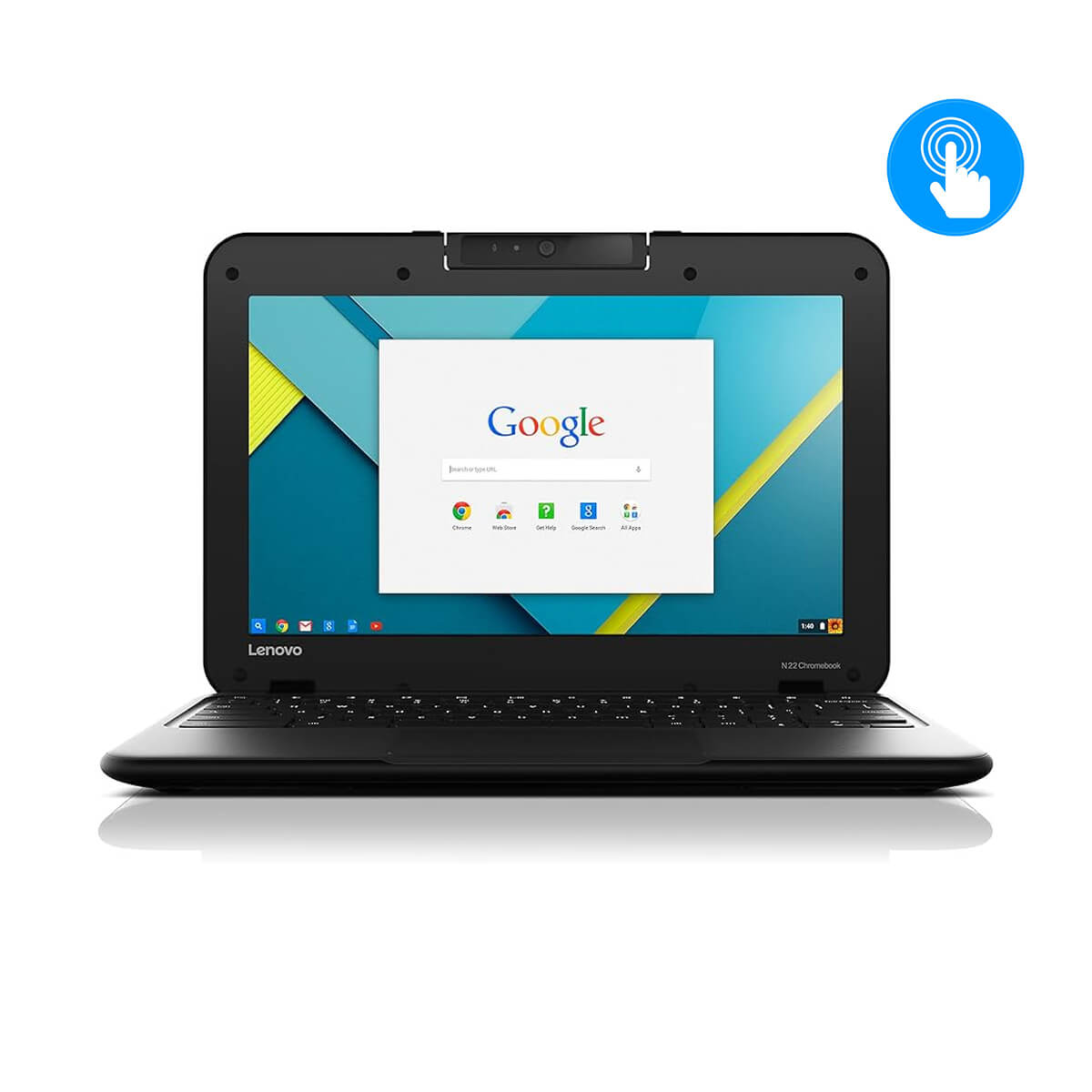 Used Lenovo Chromebook N22/N23 (4GB RAM + 16GB Memory) Touch Screen