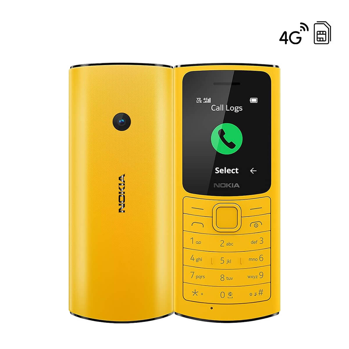 Nokia 110 Dual SIM 4G - Yellow