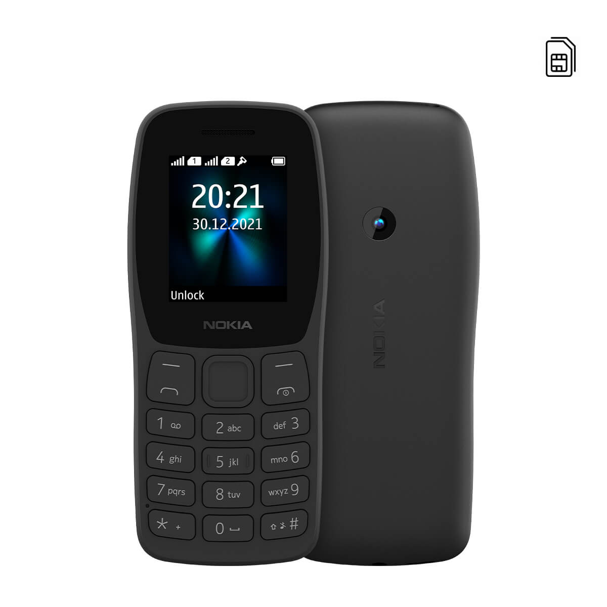 Nokia 110 Dual SIM - Black