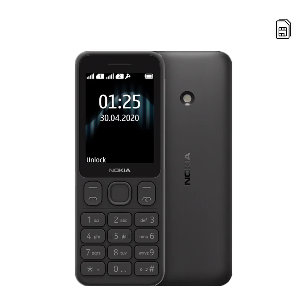 Nokia 125 Dual SIM - Black