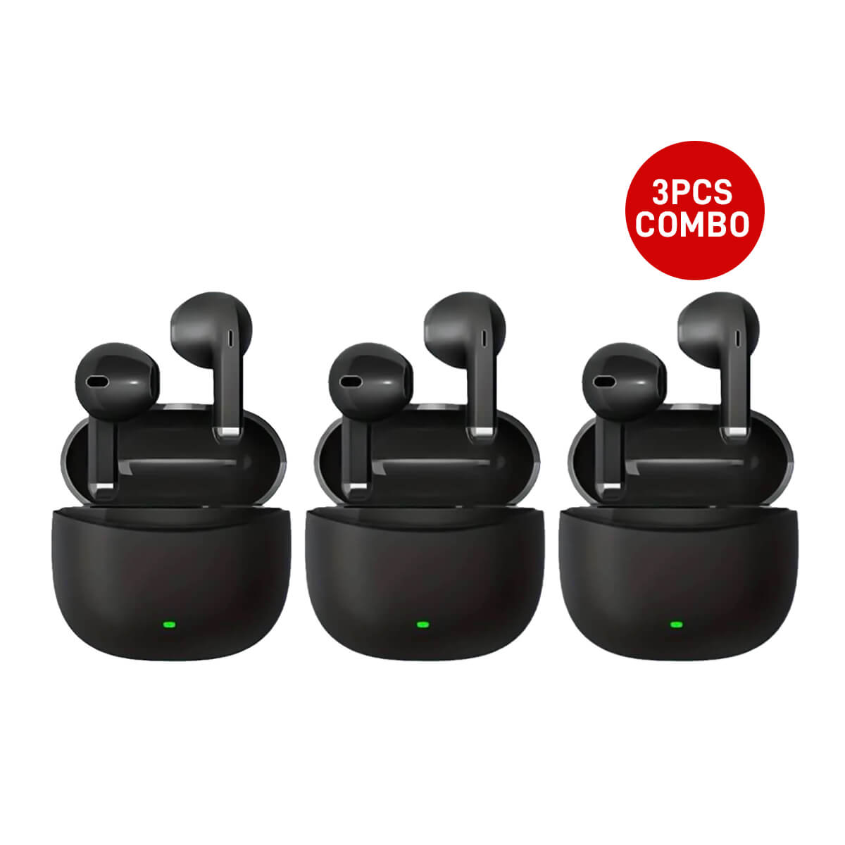 Oteeto True Wireless Earphones OT201 (3 Pcs Combo Bundle)