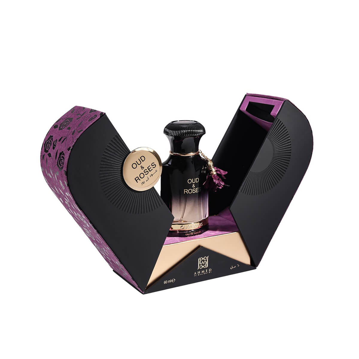 Ahmed Al Maghribi Oud & Roses Extrait De Parfum 60ml