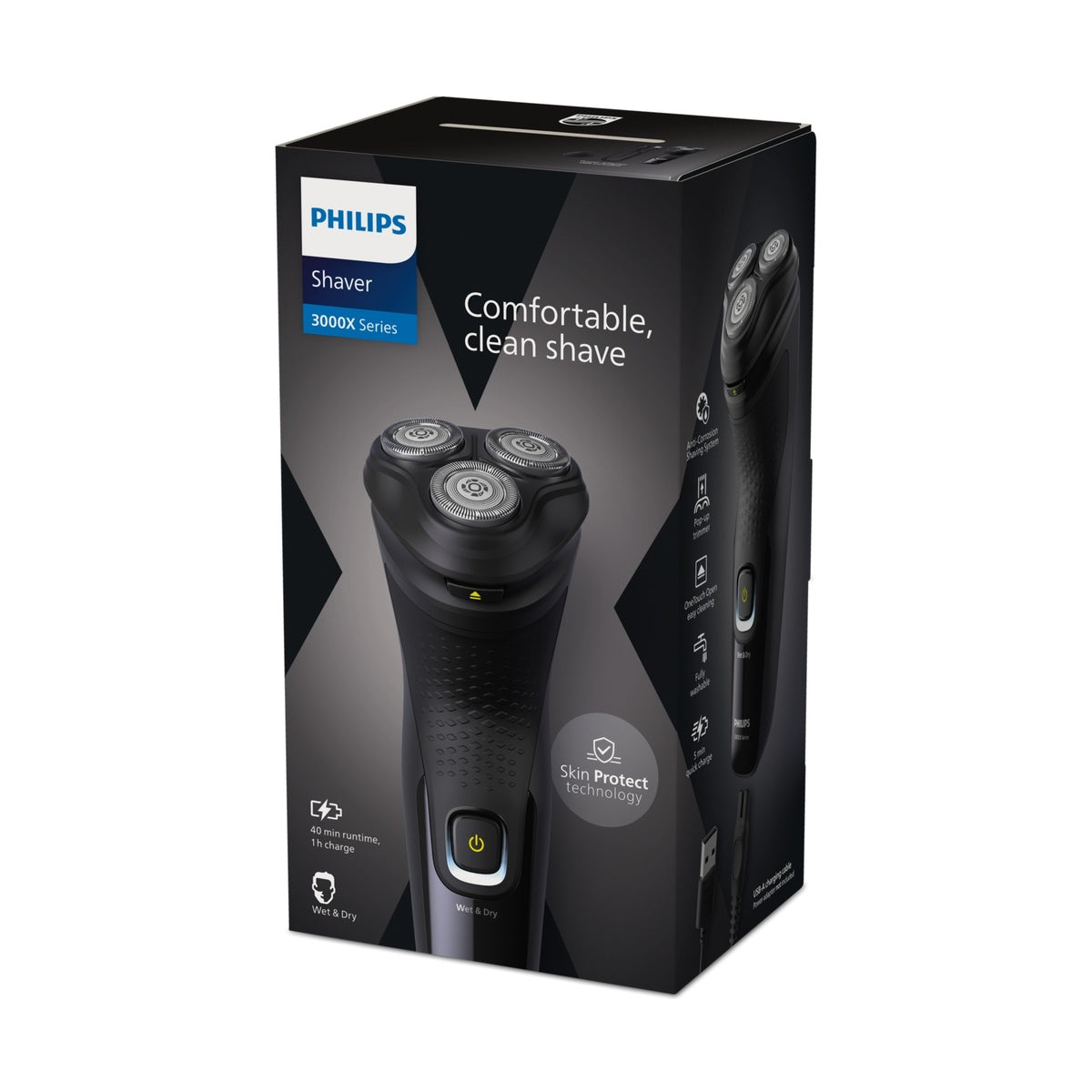 Philips Series 3000X X3021 Wet & Dry Electric Shaver